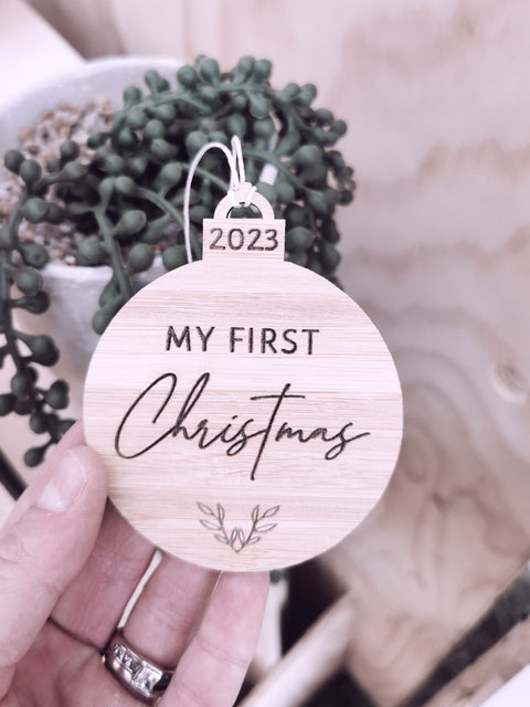 First Christmas - My First Christmas Bauble