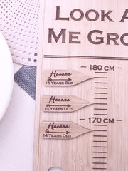 Wall Ruler AGE TAGS - Personalised - Let's Etch