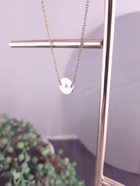 ANNIE - Small Pendant Necklace - Lets Etch