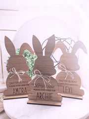 Easter Bunny Decoration - Personalised - Let's Etch