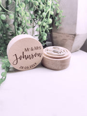Personalised Ring Box - Let's Etch