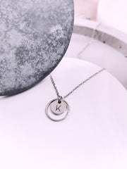 JULIET - Eternity & Small Pendant Necklace - Lets Etch
