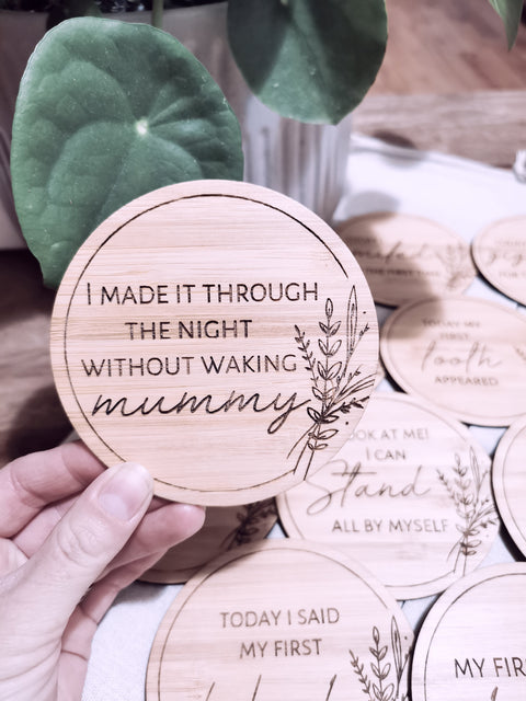 Special Moment Milestones - Whimsical Design - Let's Etch