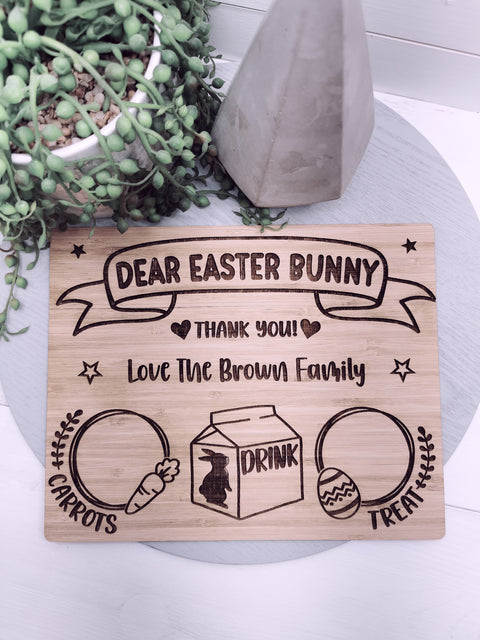 Easter Treat Board - Personalised - Let's Etch