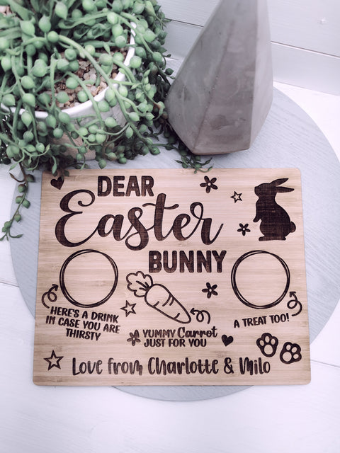 Easter Treat Board - Personalised - Let's Etch