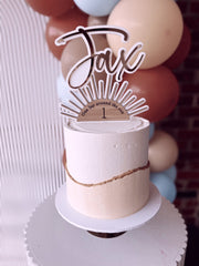 Customised Cake Topper - Double Layered - Let's Etch