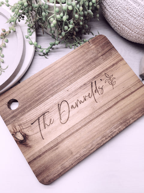 Rectangle Wooden Display Board - Let's Etch