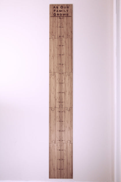 AS OUR FAMILY GROWS Wall Ruler By Lets Etch | Shop Online at Let's Etch ...