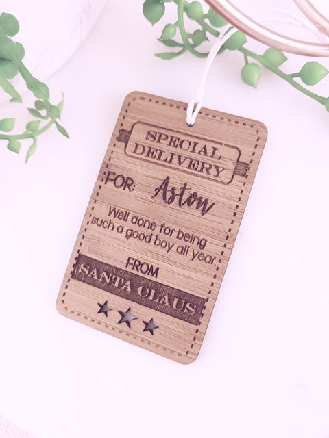 Santa's Special Delivery Gift Labels - Personalised - Let's Etch