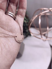 AMORA - Medium Pendant Necklace - Lets Etch