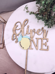 Customised Cake Topper - Double Layered - Let's Etch