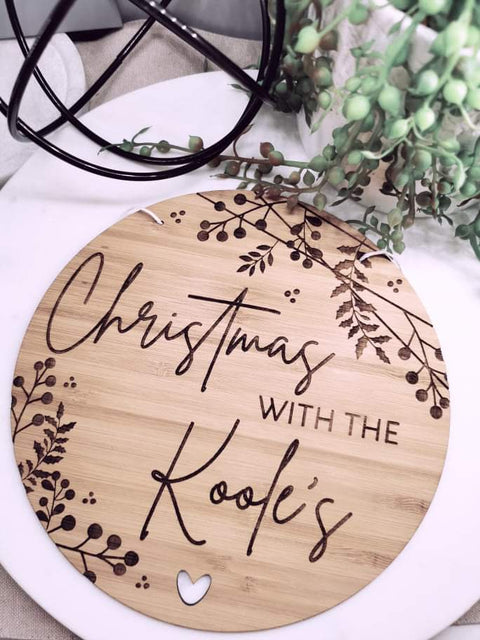 Christmas with the . . . - Design 2 - Let's Etch